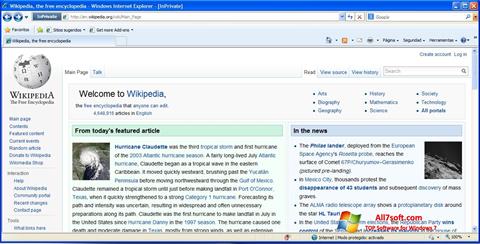 Skjermbilde Internet Explorer Windows 7