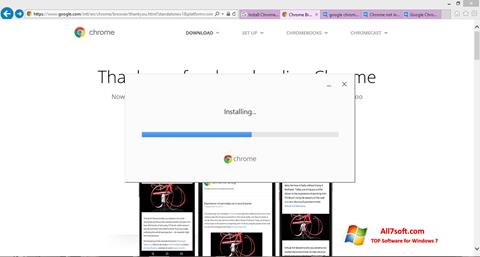 Skjermbilde Google Chrome Offline Installer Windows 7