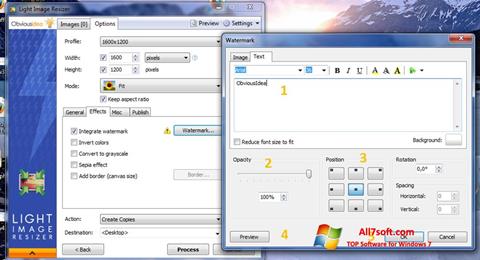 Skjermbilde Light Image Resizer Windows 7