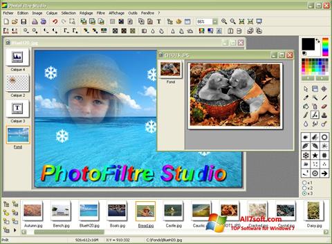 Skjermbilde PhotoFiltre Windows 7