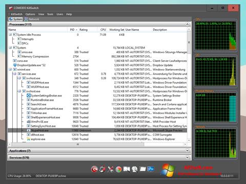 Skjermbilde Comodo Cleaning Essentials Windows 7
