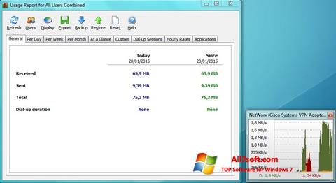 Skjermbilde NetWorx Windows 7
