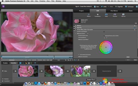 Skjermbilde Adobe Premiere Elements Windows 7