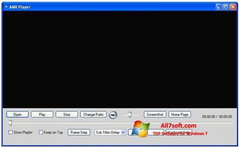 Skjermbilde AMR Player Windows 7