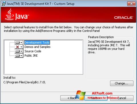 Skjermbilde Java SE Development Kit Windows 7