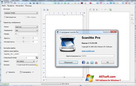 Skjermbilde Scanitto Pro Windows 7