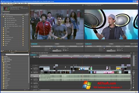 Skjermbilde Adobe Premiere Pro Windows 7