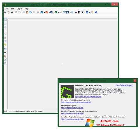 Skjermbilde Greenshot Windows 7