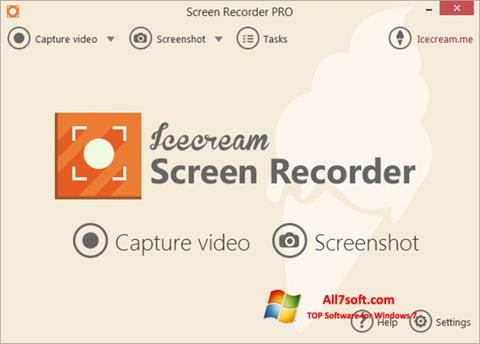 Skjermbilde Icecream Screen Recorder Windows 7