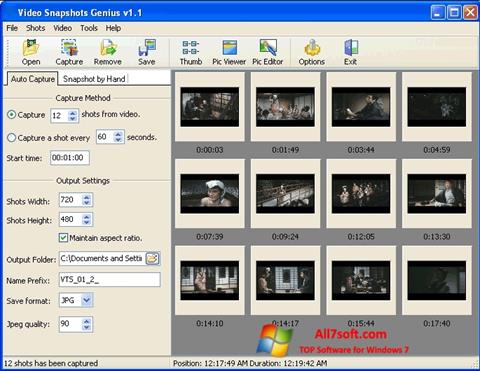 Skjermbilde SnapShot Windows 7