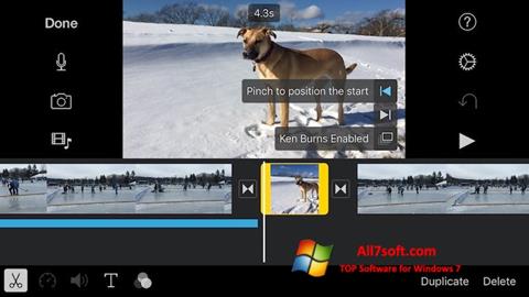 Skjermbilde iMovie Windows 7