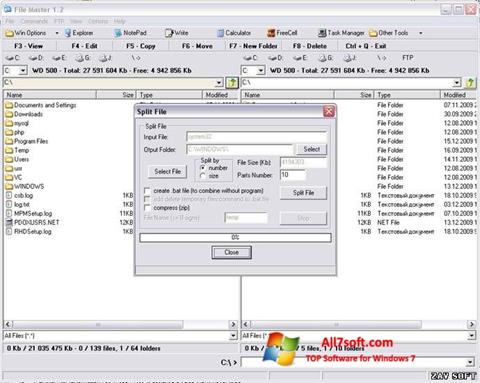 Skjermbilde File Master Windows 7