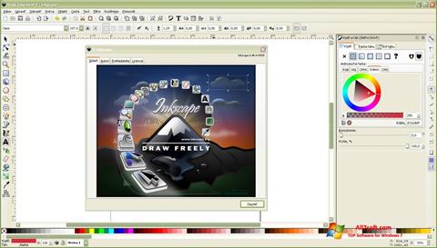 Skjermbilde Inkscape Windows 7