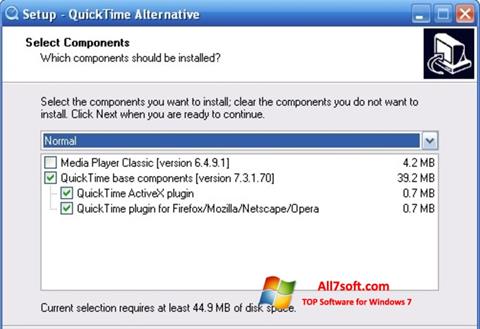 Skjermbilde QuickTime Alternative Windows 7