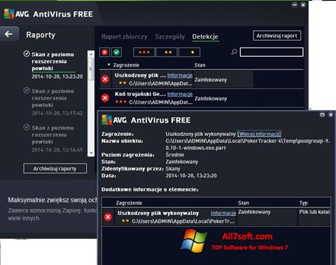Skjermbilde AVG AntiVirus Free Windows 7