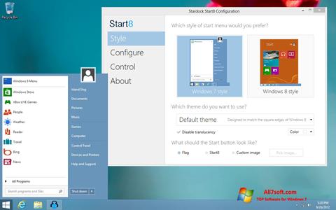 Skjermbilde Start8 Windows 7