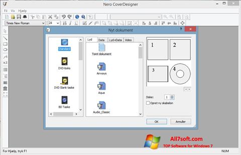 Skjermbilde Nero Cover Designer Windows 7