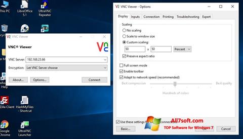 Skjermbilde VNC Windows 7
