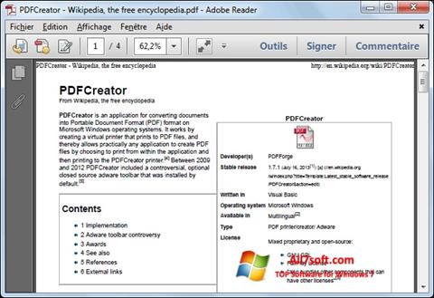 Skjermbilde PDFCreator Windows 7