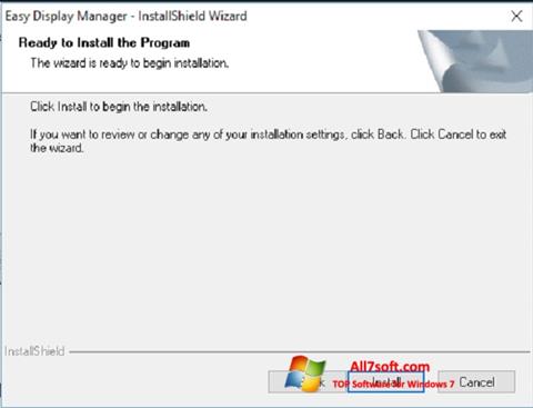 Skjermbilde Easy Display Manager Windows 7