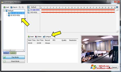 Skjermbilde D-ViewCam Windows 7
