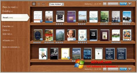 Skjermbilde Bookshelf Windows 7