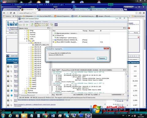 Skjermbilde DMDE Windows 7
