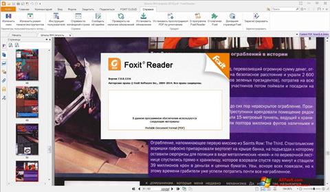 Skjermbilde Foxit Reader Windows 7