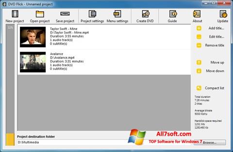 Skjermbilde DVD Flick Windows 7