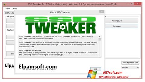 Skjermbilde SSD Tweaker Windows 7
