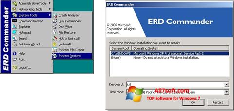 Skjermbilde ERD Commander Windows 7