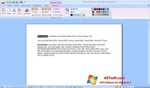 Skjermbilde DocX Reader Windows 7