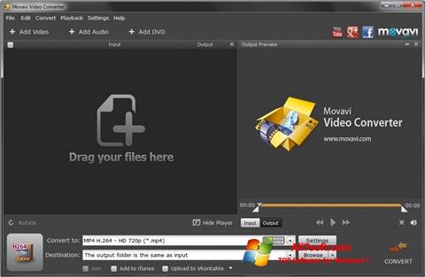 Skjermbilde Movavi Video Converter Windows 7