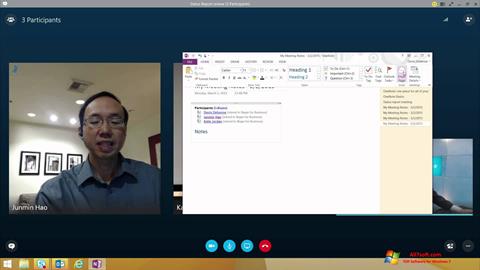 Skjermbilde Skype for Business Windows 7