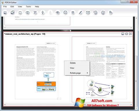 Skjermbilde PDF24 Creator Windows 7