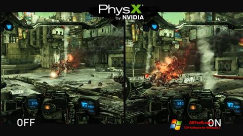 Skjermbilde NVIDIA PhysX Windows 7
