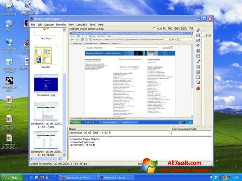 Skjermbilde Screenshot Captor Windows 7