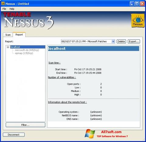 Skjermbilde Nessus Windows 7