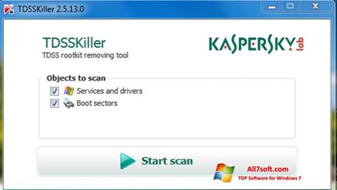 Skjermbilde Kaspersky TDSSKiller Windows 7