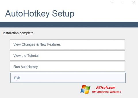 Skjermbilde AutoHotkey Windows 7