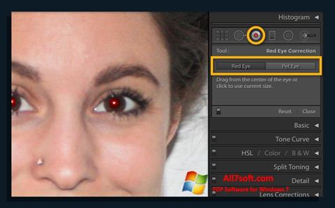 Skjermbilde Red Eye Remover Windows 7