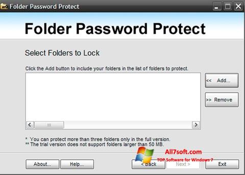 Skjermbilde Password Protect USB Windows 7