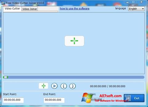 Skjermbilde Free Video Cutter Windows 7