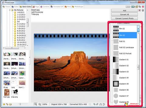 Skjermbilde PhotoScape Windows 7