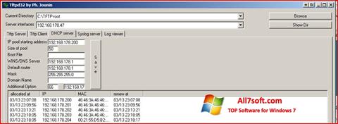 Skjermbilde Tftpd32 Windows 7